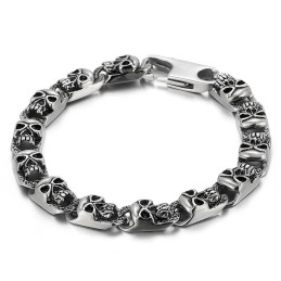 Pulseiras De Caveira De Titânio Da Moda Masculina