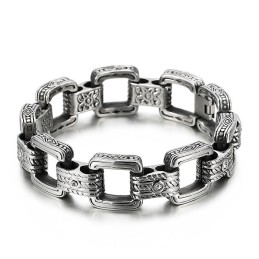 Pulseiras Masculinas Com Padrão Chique