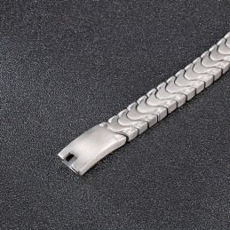 Pulseira Masculina De Titânio Da Moda Pulseira De Superfície De Areia