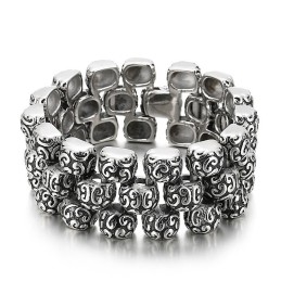 Pulseira De Titânio Masculina Coarse Cool