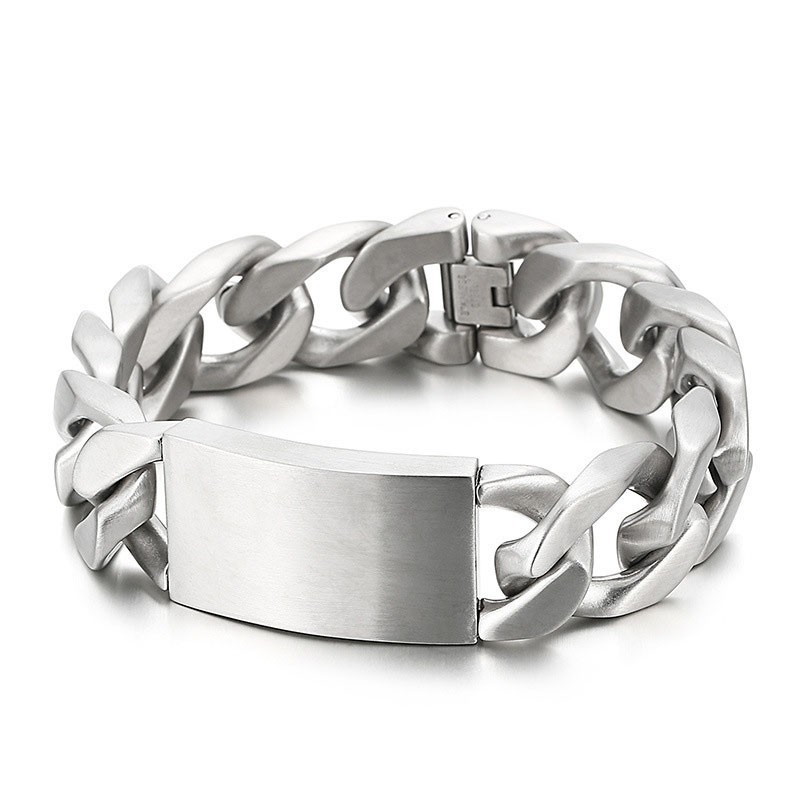 Pulseiras De Titânio Masculinas Pulseiras De Rock Chiques Acessórios
