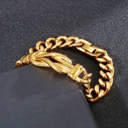 Pulseiras Masculinas De Titânio Com Nós