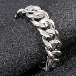 Pulseiras De Titânio Brilhantes Da Moda Para Homens