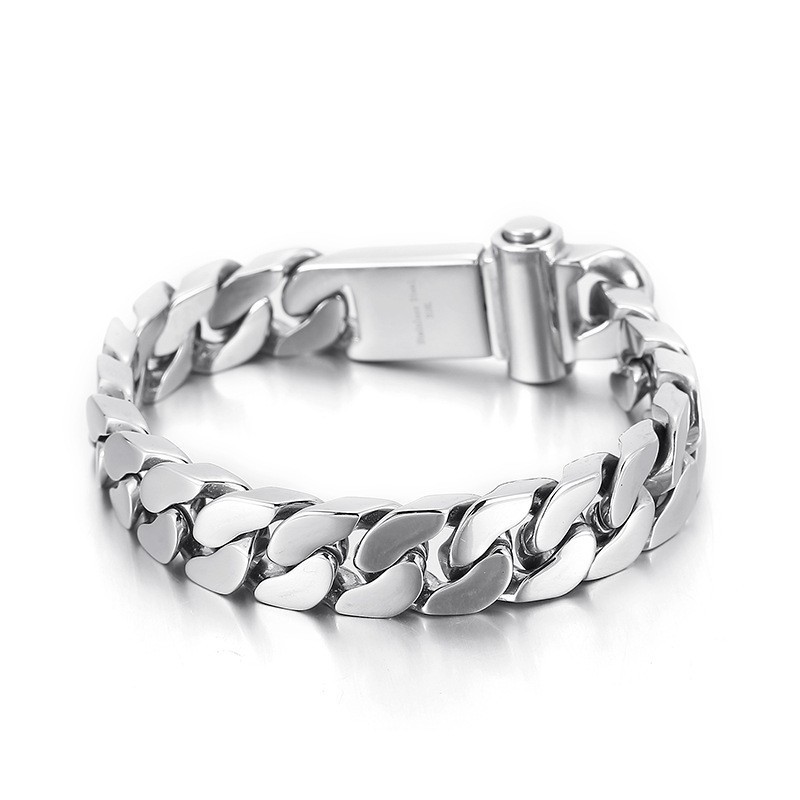 Pulseira De Titânio Estilo Chique Para Homens Pulseira De Titânio Estilo Chique Para Homens