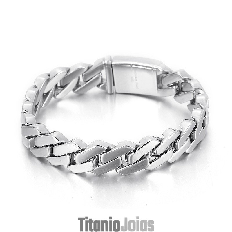 Pulseira De Titânio Estilo Chique Para Homens Pulseira De Titânio Estilo Chique Para Homens