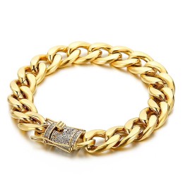 Pulseira De Corrente De Bicicleta Com Bigodes De Dragão De Diamante