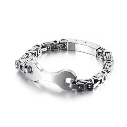 Pulseira De Corrente De Titânio Imperador Masculina Fashion Tide
