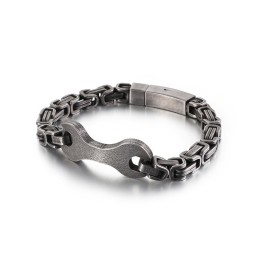 Pulseira De Corrente De Titânio Imperador Masculina Fashion Tide