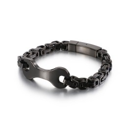Pulseira De Corrente De Titânio Imperador Masculina Fashion Tide