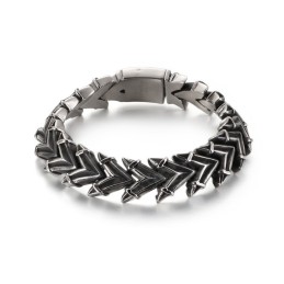 Pulseira Masculina De Titânio Cool Exaggerated Chic