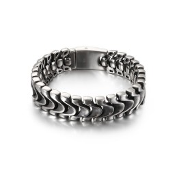 Pulseira De Titânio Chique E Exagerada Para Homens