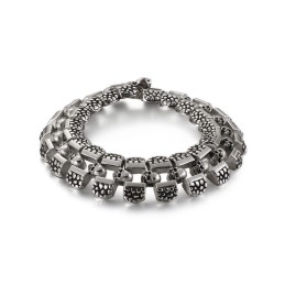 Pulseira De Titânio Chique E Exagerada Para Homens
