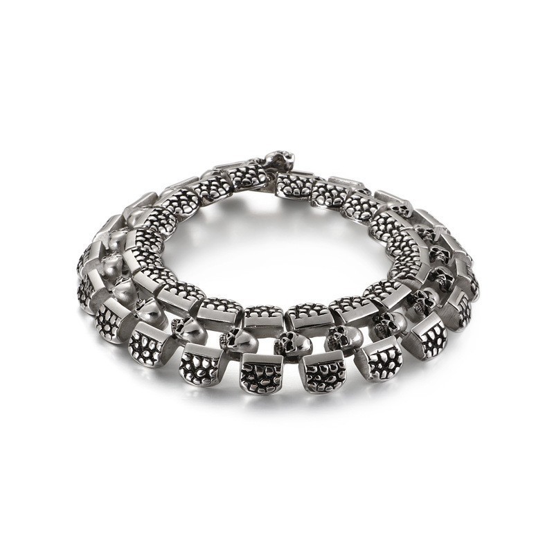 Pulseira De Titânio Chique E Exagerada Para Homens Pulseira De Titânio Chique E Exagerada Para Homens