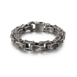 Pulseira De Titânio Masculina New Chic