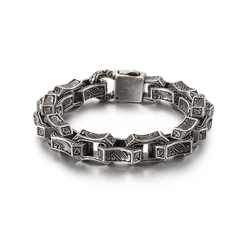 Pulseira De Titânio Masculina New Chic Pulseira De Titânio Masculina New Chic
