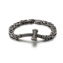 Pulseira De Titânio Com Cruz Barata Para Homens
