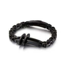 Novas Pulseiras Masculinas De Titânio Pulseiras Clássicas Cruzadas