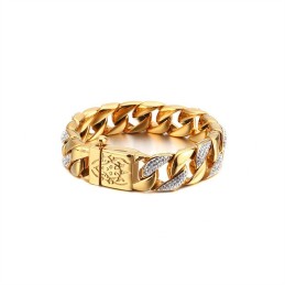 Pulseira Masculina Fashion Diamond Cool