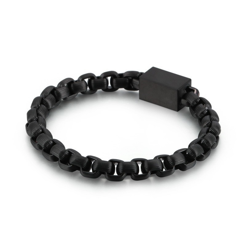Pulseira De Corrente De Titânio Masculina Pulseira De Corrente De Titânio Masculina