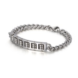 Pulseira De Ábaco De Titânio Para Homens E Mulheres