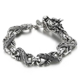 Pulseira De Dragão De Titânio Masculina