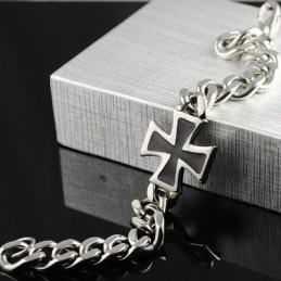 Pulseiras Masculinas De Titânio Com Cruz