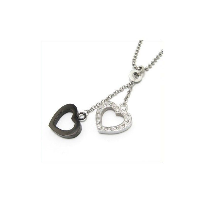 Colar Com Pingente De Diamante Em Formato De Coração Para Presente Da Moda Colar Com Pingente De Diamante Em Formato De Coração Para Presente Da Moda