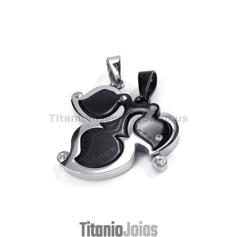 Pingentes De Titânio Com Folha De Bordo E Correntes Sem Diamantes Pingentes De Titânio Com Folha De Bordo E Correntes Sem Diamantes