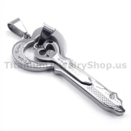 Pingentes De Chave Love Titanium Lovers - Correntes Grátis