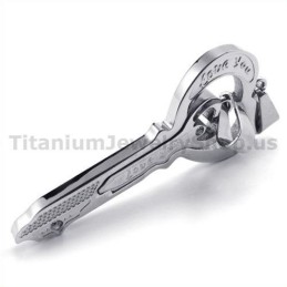 Pingentes De Chave Love Titanium Lovers - Correntes Grátis