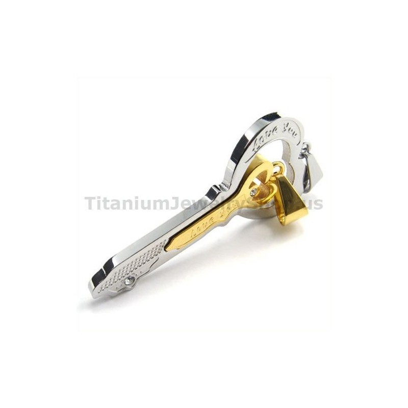 Pingentes De Chave Gloden Titanium Lovers - Correntes Grátis Pingentes De Chave Gloden Titanium Lovers - Correntes Grátis