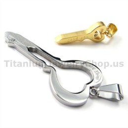 Pingentes De Chave Gloden Titanium Lovers - Correntes Grátis