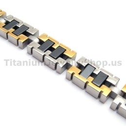 Pulseira Masculina De Titânio