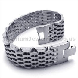 Pulseira Masculina De Titânio