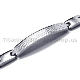 Pulseira Masculina De Titânio