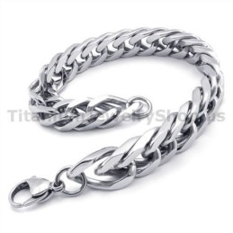 Pulseira Masculina De Titânio