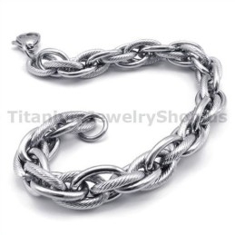 Pulseira Masculina De Titânio
