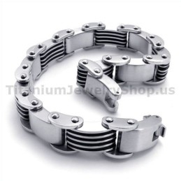 Pulseira Masculina De Titânio
