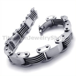 Pulseira Masculina De Titânio