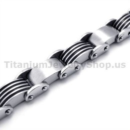 Pulseira Masculina De Titânio