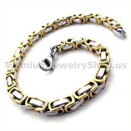 Pulseira Masculina Gloden Titanium