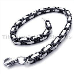 Pulseira Masculina De Titânio Preto