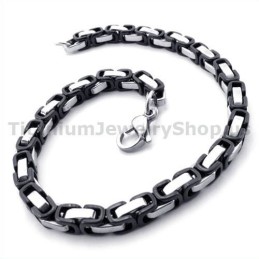 Pulseira Masculina De Titânio Preto