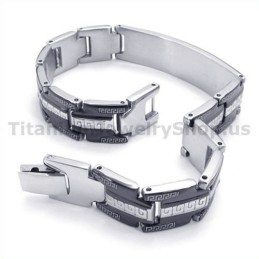 Pulseira Masculina De Titânio