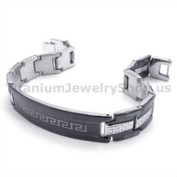 Pulseira Masculina De Titânio