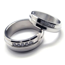 Anéis De Diamante De Titânio Para Mulheres