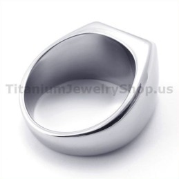 Anel De Titânio Com Zircônia