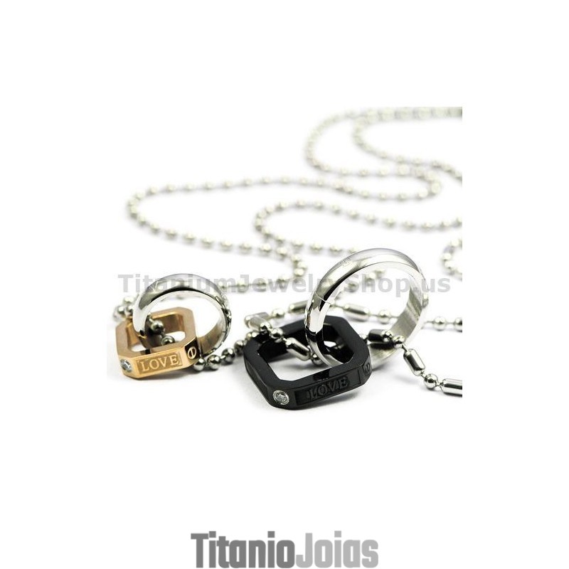 Pingentes De Titânio Com Diamantes Para Amantes - Presentes Para O Dia Dos Namorados - Correntes Grátis Pingentes De Titânio Com Diamantes Para Amantes - Presentes Para O Dia Dos Namorados - Correntes Grátis