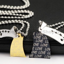 Pingentes De Titânio Love Sail Lovers Para Presente De Dia Dos Namorados - Correntes Grátis