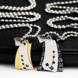 Pingentes De Titânio Love Sail Lovers Para Presente De Dia Dos Namorados - Correntes Grátis